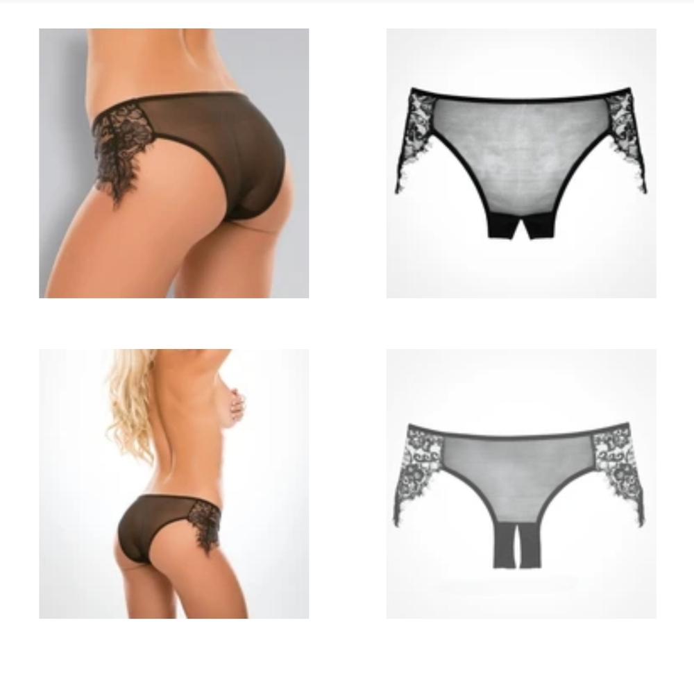 ADORE LAVISH & LACE PANTY BY ALLURE 2/$35 &